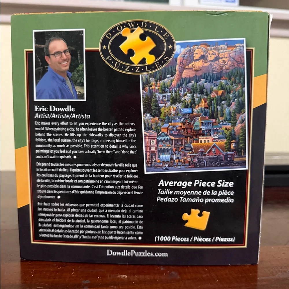 Eric Dowdle Folk Art The Black Hills 1000 Piece Jigsaw Puzzle